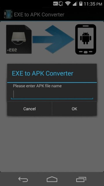 how to use exe to apk converter tool